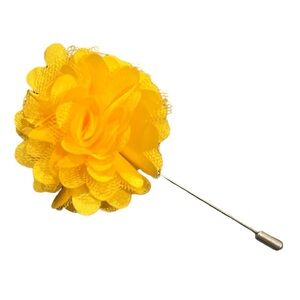 NEW Yellow Flower Lapel Pin